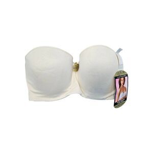 Lilyette NEW TAGS Beige Strapless Shaping Bra 36DD